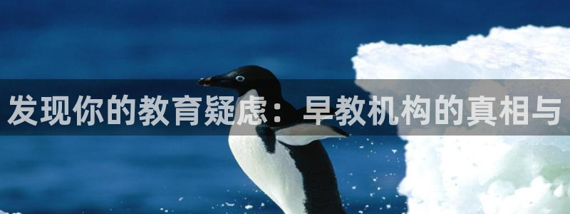 恒行2许74OOO5：发现你的教育疑虑：早教机构的真相与