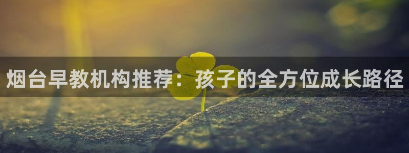 恒行2蒋74OOO5：烟台早教机构推荐：孩子的全方位成长路径