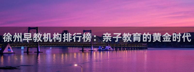 恒行2卫74OOO5：徐州早教机构排行榜：亲子教育的黄金时代