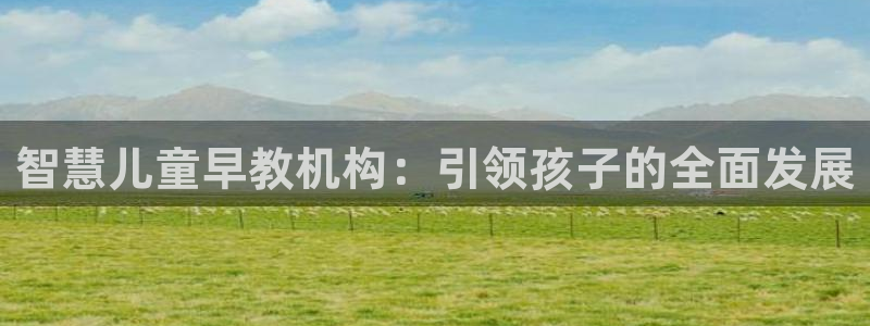 恒行2王74OOO5：智慧儿童早教机构：引领孩子的全面发展