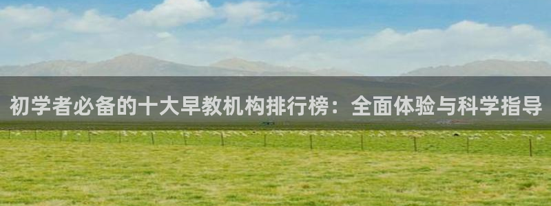 恒行2郑74OOO5:初学者必备的十大早教机构排行榜:全面体验与科学指导