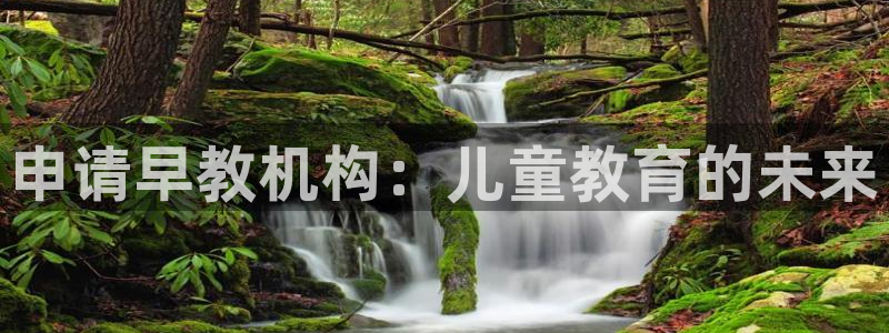 恒行2王74OOO5:申请早教机构:儿童教育的未来