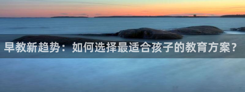 恒行2周74OOO5:早教新趋势:如何选择最适合孩子的教育方案?